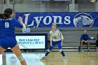 VB vs MHC  Wheaton Women's Volleyball vs Mount Holyoke College. - Photo by Keith Nordstrom : Wheaton, Volleyball, VB